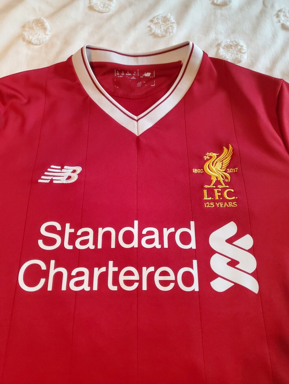 Liverpool FC 2017 Red Short-Sleeve Athletic Jersey